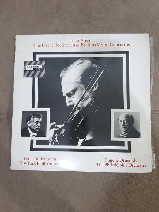 Lp duplo Isaac Stern - The Great Beethoven & Brahms Violin Concertos