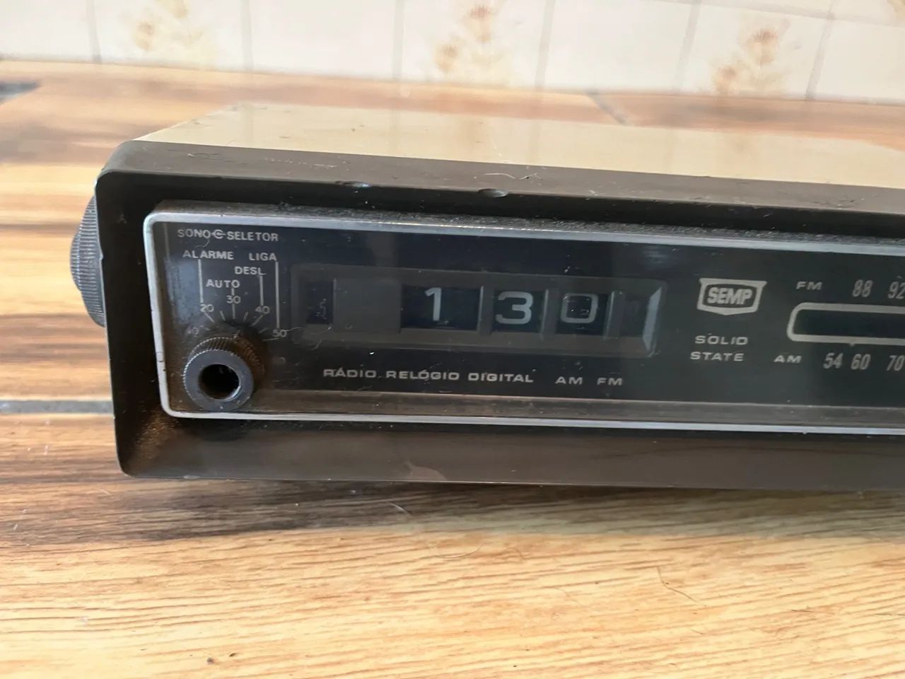 Antigo Rádio Relógio Semp Solid State Modelo Rr-1001 Coleção (Usado) - Foto 3