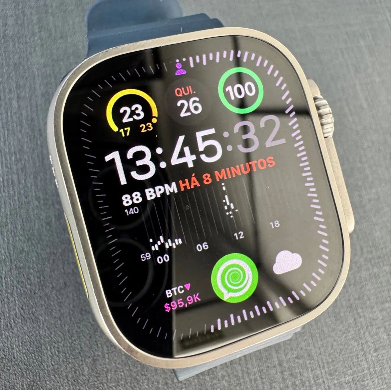 Apple Watch Ultra 2 GPS + Cellular 49 mm Pulseira Oceano