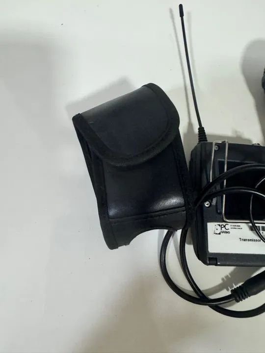 Kit microfone lapela e mão sennheiser ew100 G2  com protetor/transmissor mic mão perfeito  - Foto 4