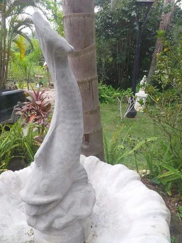 Peixe Chafariz em cimento, para lagos e fontes - Foto 3