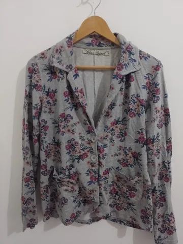 Casaco/blazer feminino estampado 