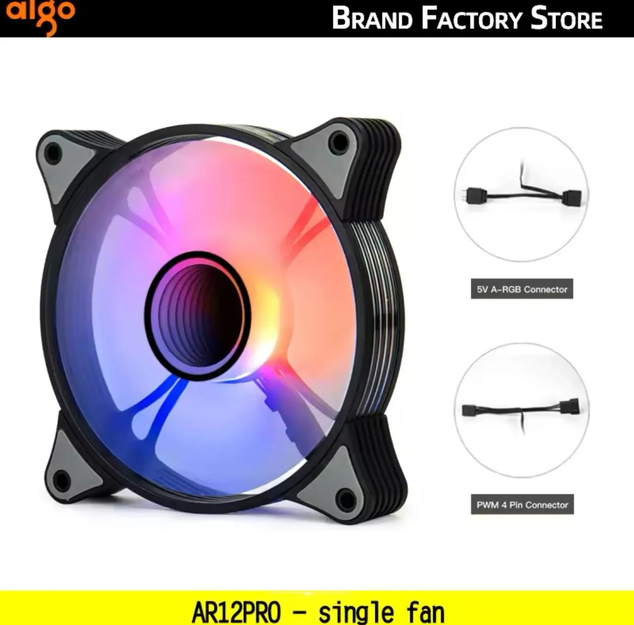 KIT 3 fans AIGO ARGB PRO - PRODUTO NOVO - Foto 2