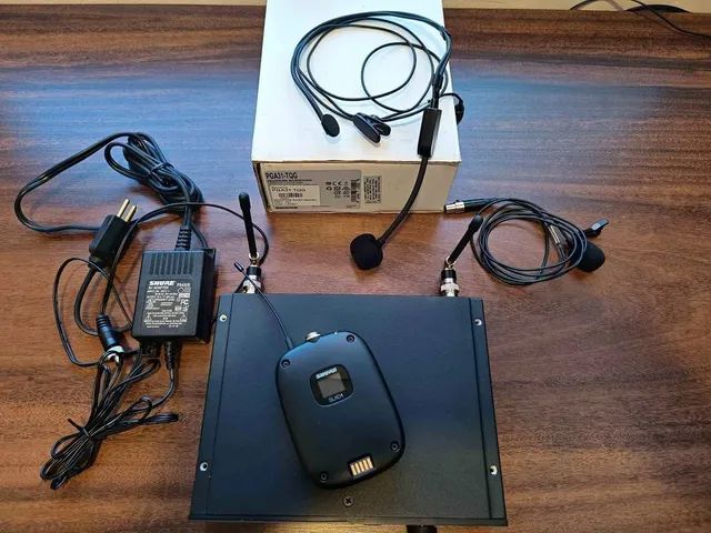 Shure SLXD14/85/PGA31 Sistema Sem Fio Bodypack Microfone Headset e Lapela ( PROFISSIONAL )
