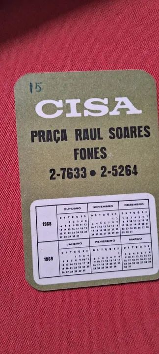 Raro Calendário CISA Ford Corcel 1968 - Raridade - Foto 2