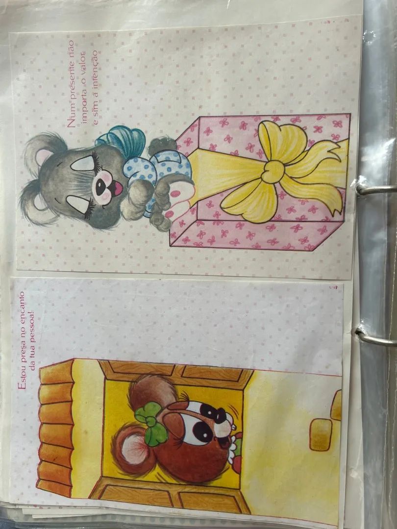 Papéis de carta antigos kabi - kit 2 - Foto 2