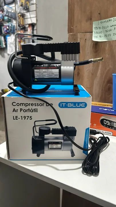 Compressor de ar alumínio de carro portátil - Foto 6