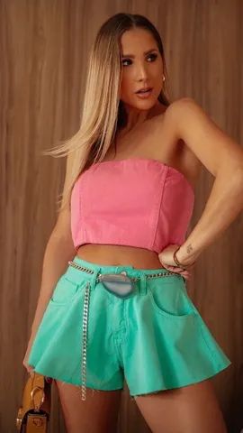 Short jeans feminino true jeans novo - Foto 5