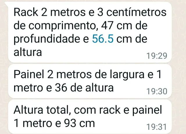 Rack completo com painel novo na caixa  - Foto 2