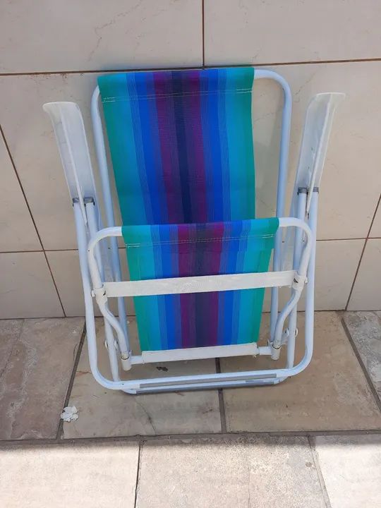 Cadeira de praia dobrável  - Foto 4