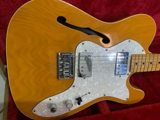 Guitarra Condor Telecaster Thinline Ctx200a Ambar - Foto 6