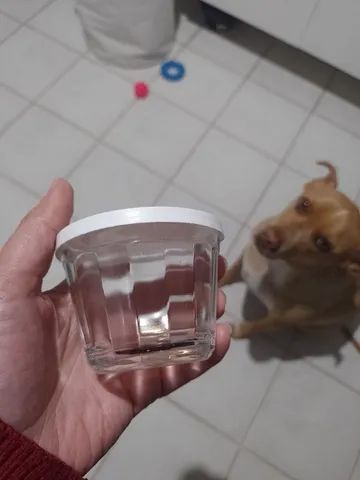 Tigela de vidro com tampa de plástico - Foto 5