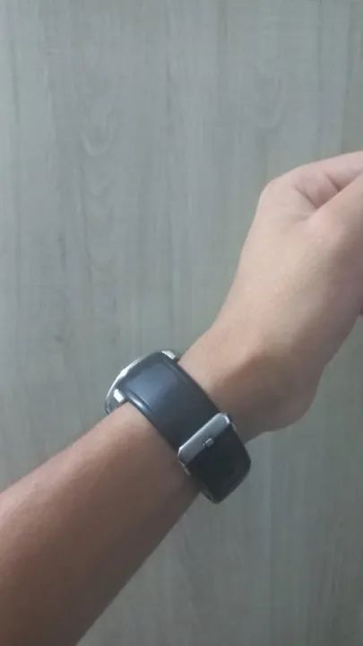Relogio Technos Masculino Preto Azul p. Borracha 2115Kpt/8A - Foto 5