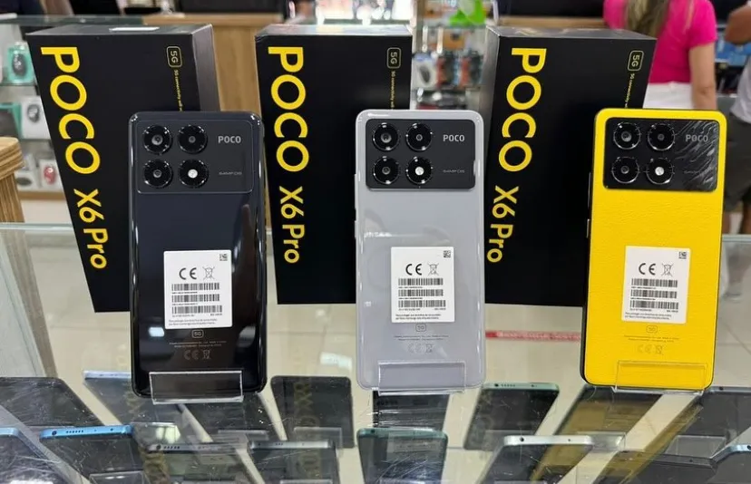 Celular Xiaomi Poco X6 Pro 512/12 Novo Lacrado Capa e Película