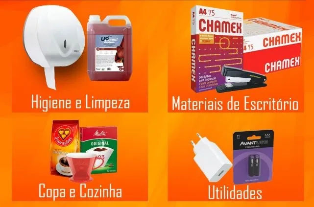 Loja A Venda - Suprimentos corporativos - material de limpeza - escritório