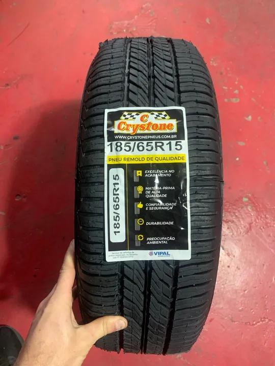Pneu Crystone 185/65/15 (borracha Vipal)