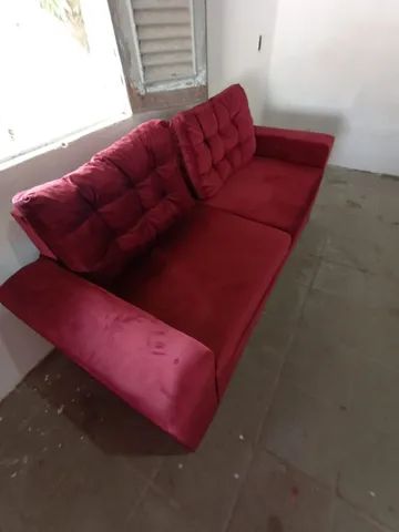 Sofá 3 lugares novo entrega grátis - Foto 3