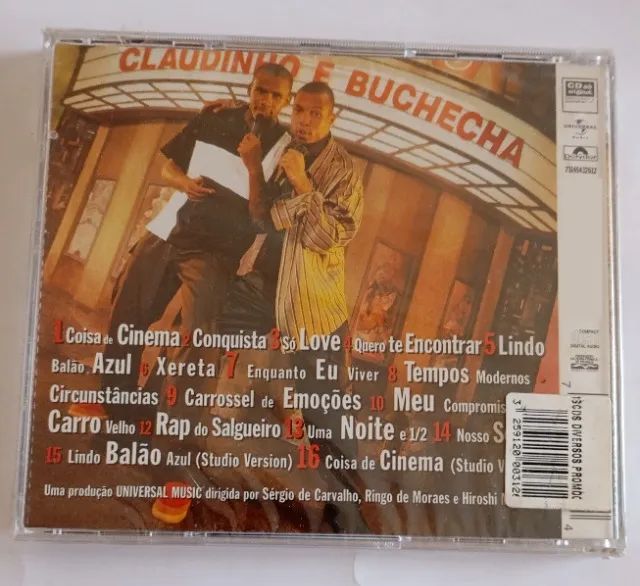 CD Claudinho E Buchecha Ao Vivo 1999 Original ( Lacrado ) - Foto 2