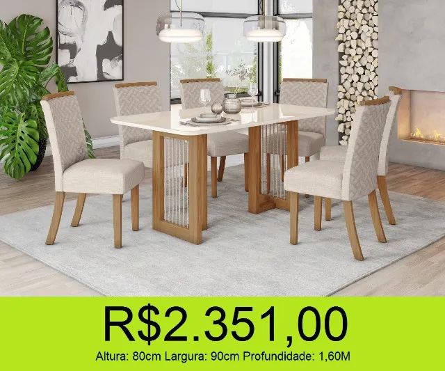 Mesa de jantar de qualidade