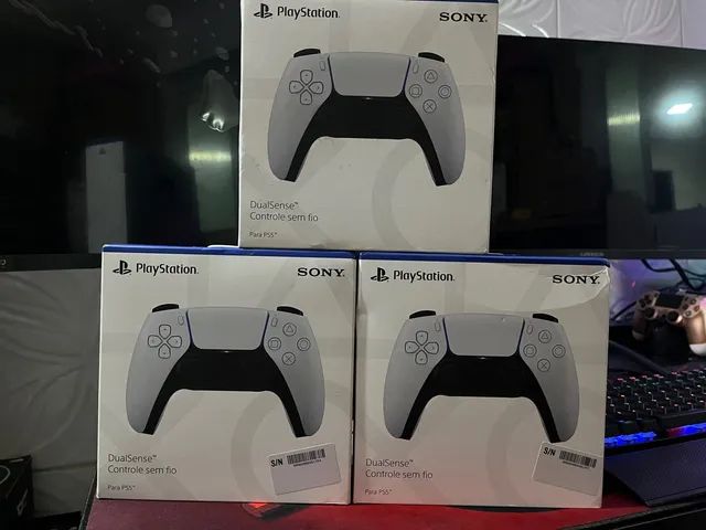 Dualsense PS5 lacrado branco novo controle para PlayStation 5