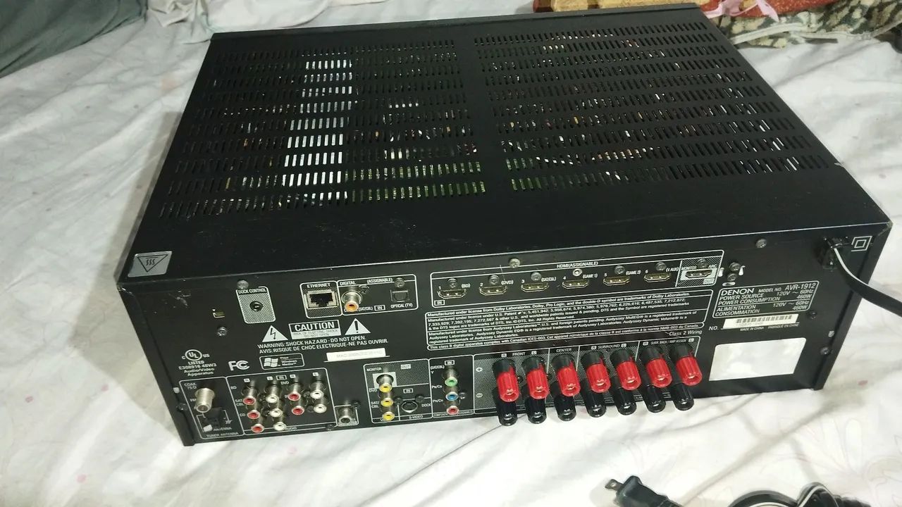 receiver denon avr 1912 - Aparelhos de Som - Barra do Ceará