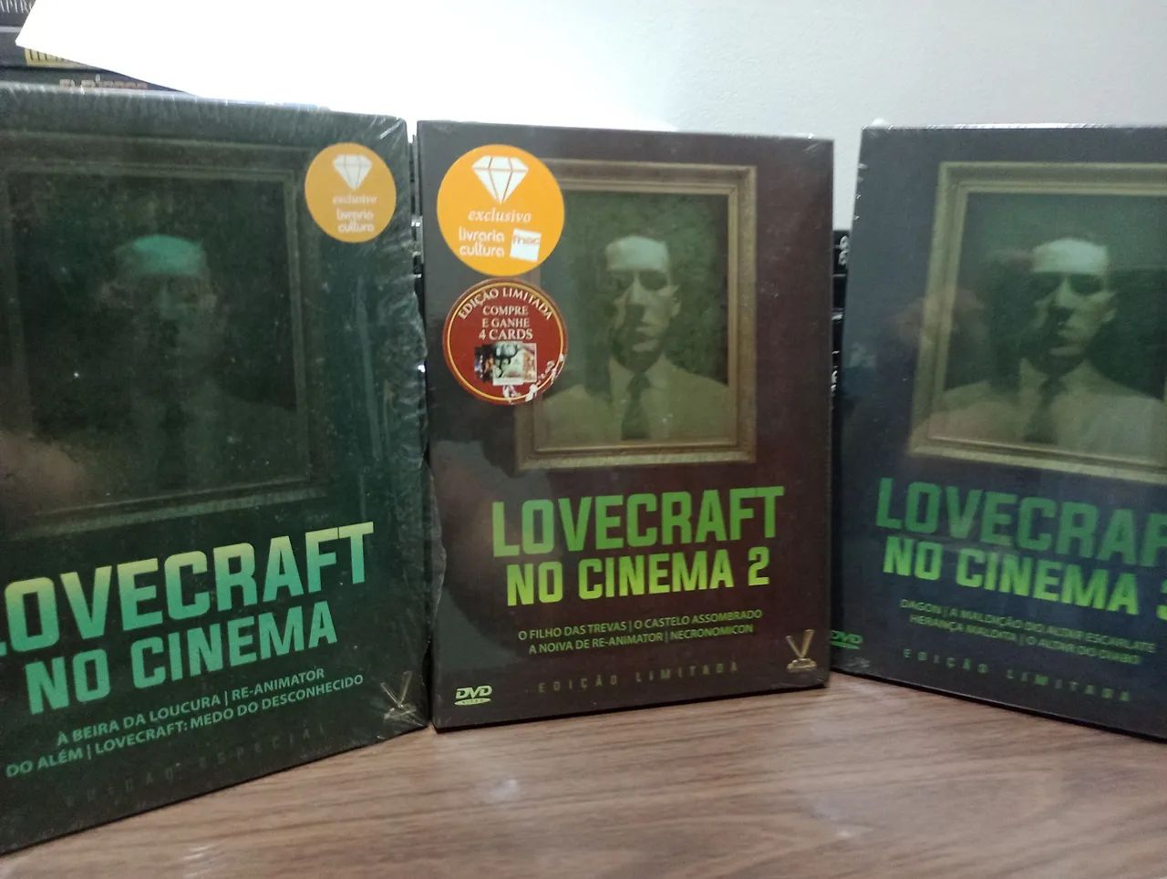 Lovecraft no Cinema - 1, 2 e 3.