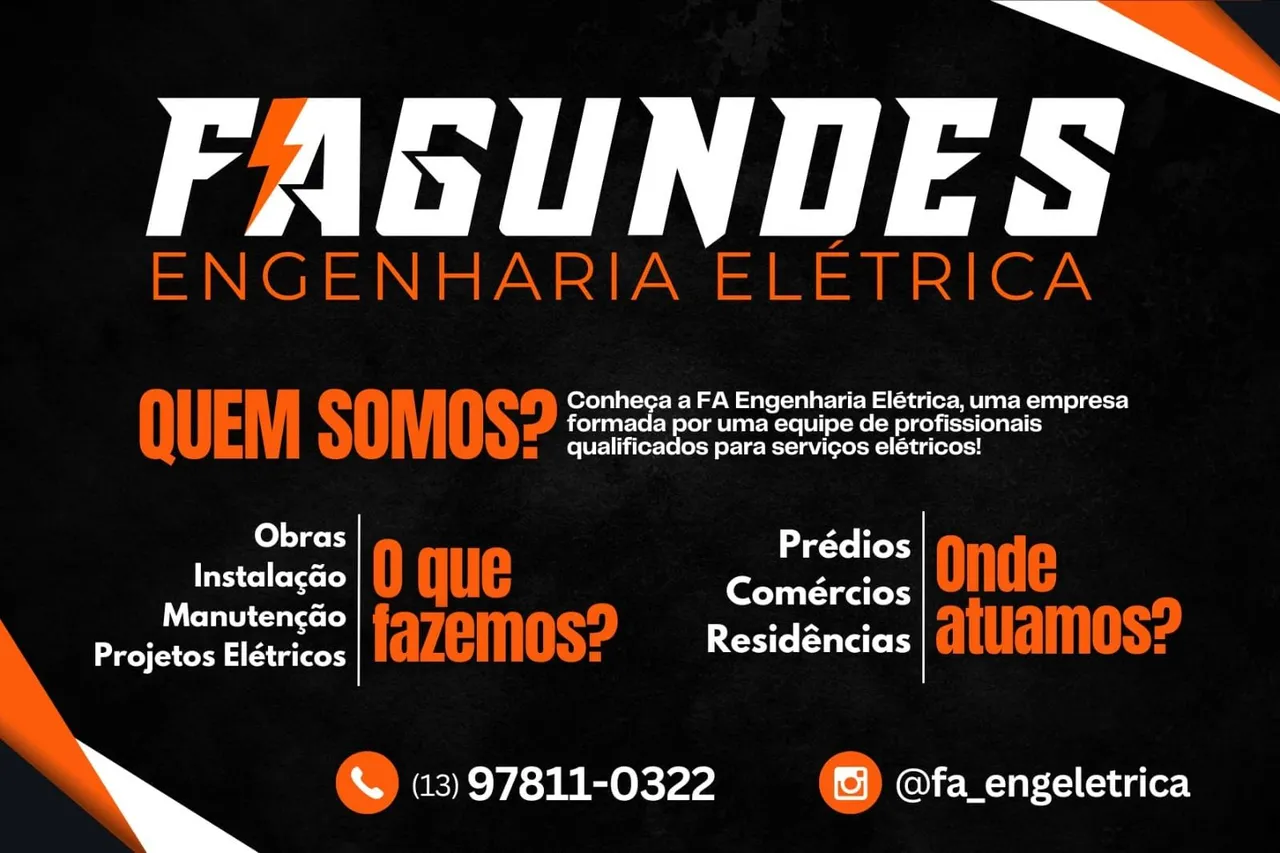Serviços elétricos - Fagundes Engenharia Elétrica ?