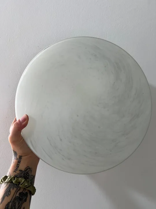 Cúpula luminária plafon vitralux
