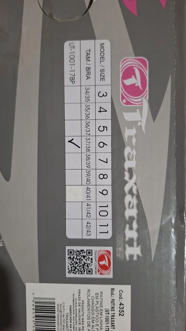 Patins Traxart Dynamix Rose - Foto 5