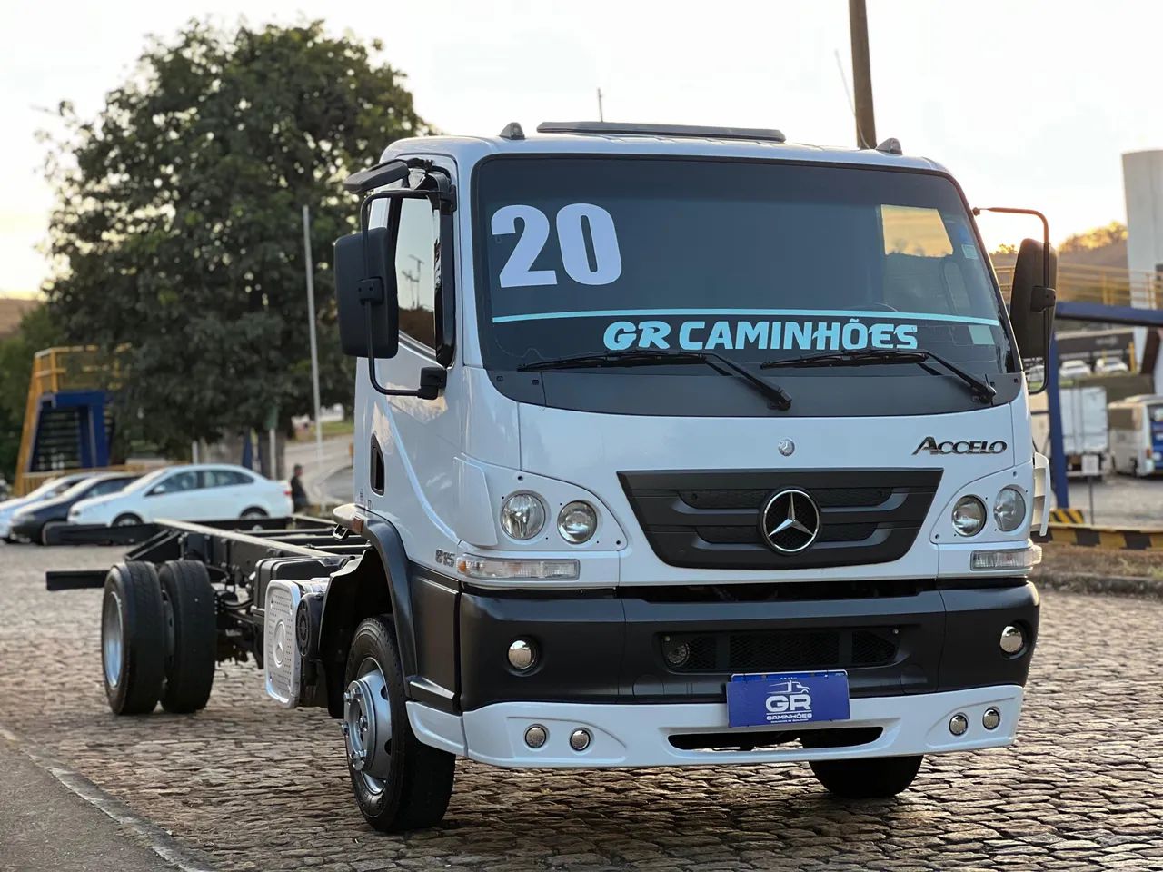 CAMINHÃO MB ACCELO 815 2020 3/4 NO CHASSI EXTRA TODO ORIGINAL  - Foto 9