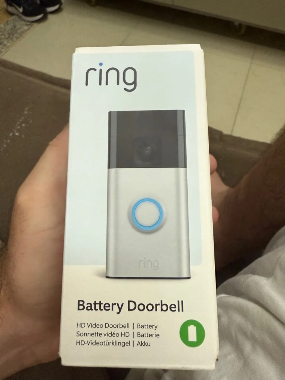Câmera ring nova e lacrada