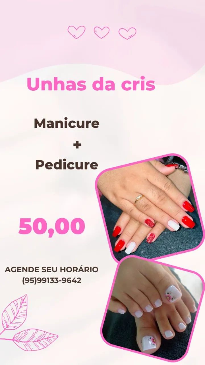 Unhas da Cris - Manicure e Pedicure - Foto 6