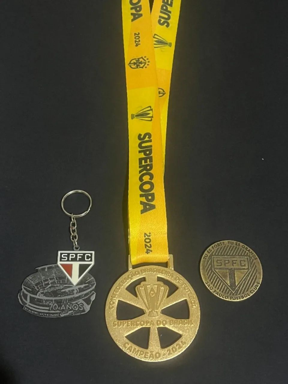 medalha Supercopa 2024 Sao paulo 