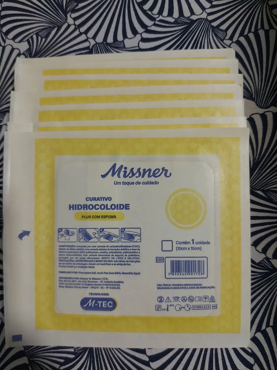 Curativo Hidrocoloide com Espuma - 10x10cm - Foto 3