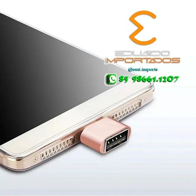Adaptador OTG V8 Macho x Usb A Femea - Foto 3