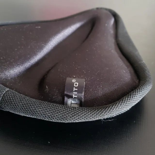 capa para selim em gel e neoprene tito - usada 1x - Foto 5