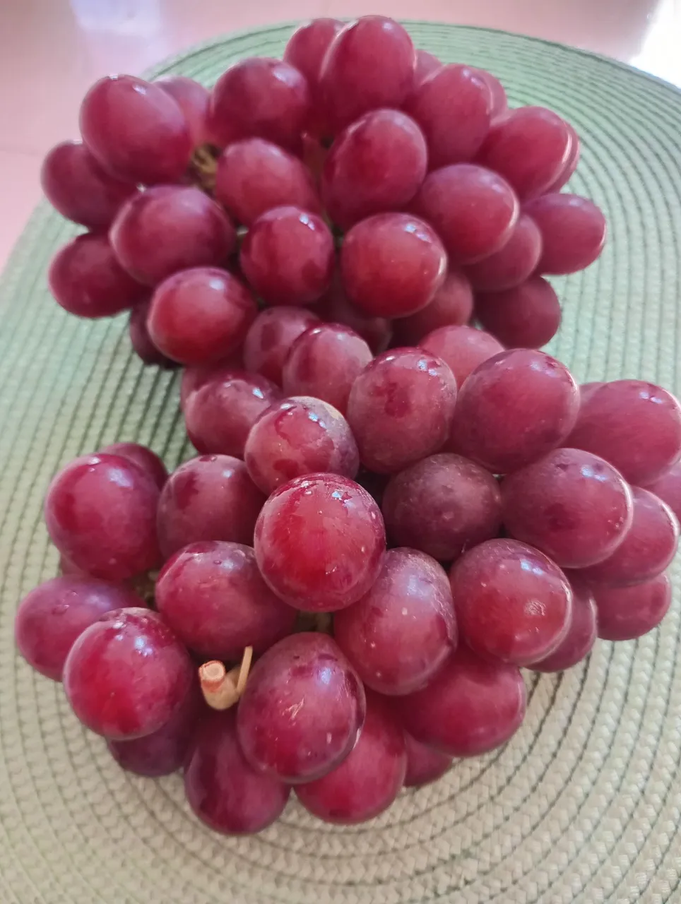 Uvas frescas e saborosas