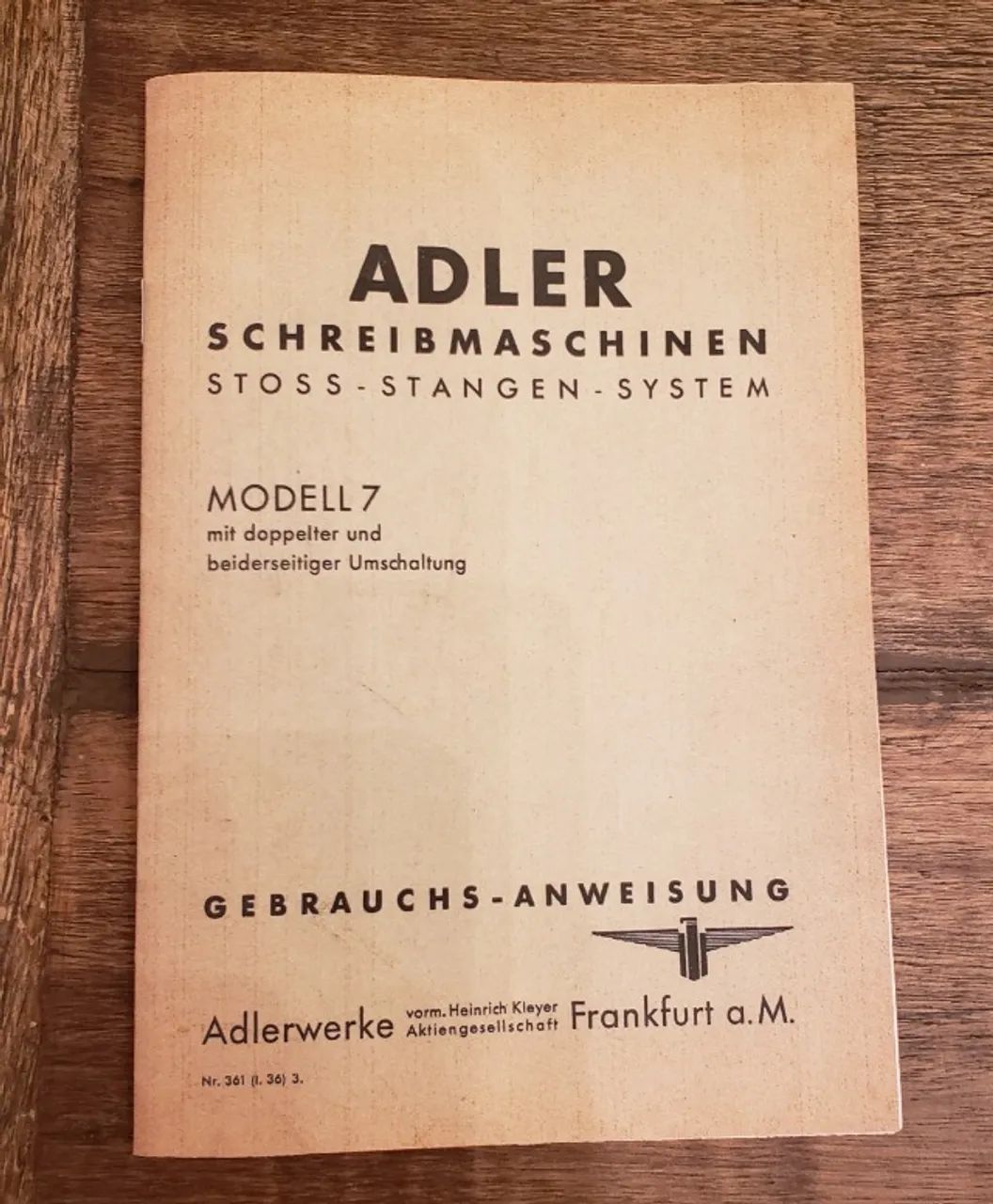 Maquina de Escrever Adler 7 de 1900 Completa e Funcionando - Foto 4