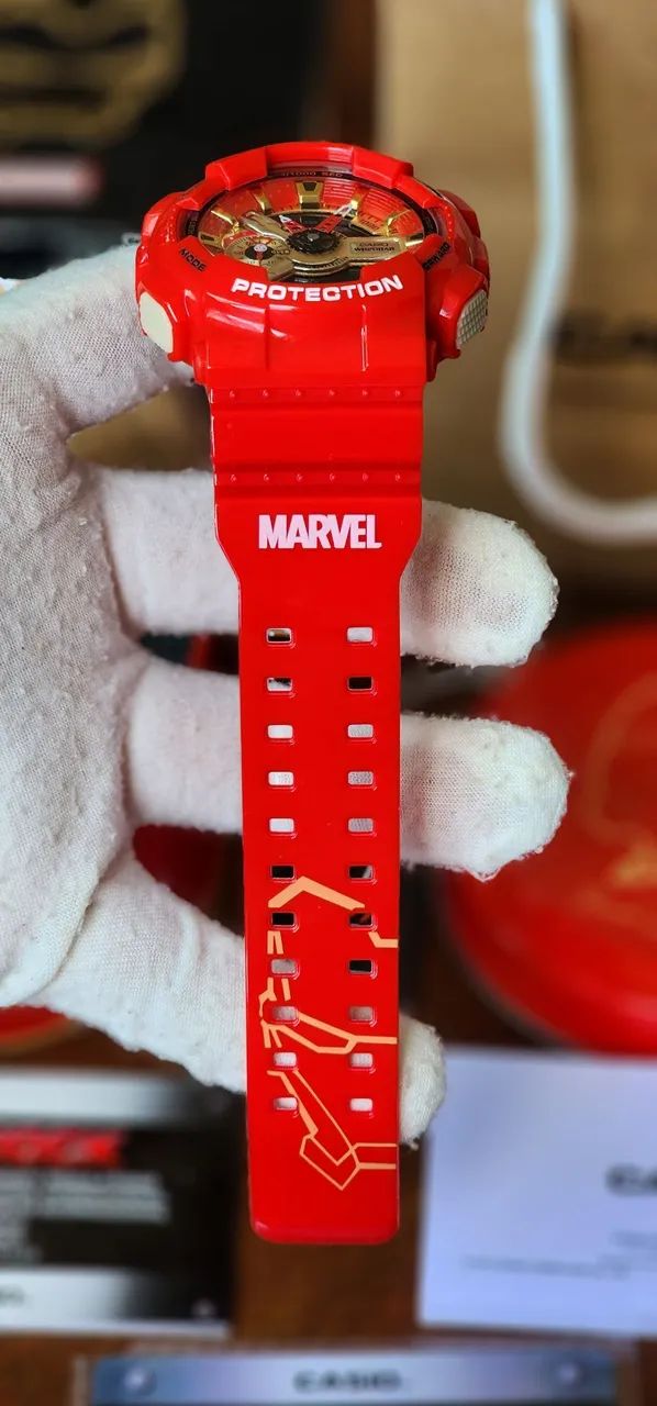 Relógio G-Shock GA-110 Homem de Ferro  - Foto 4