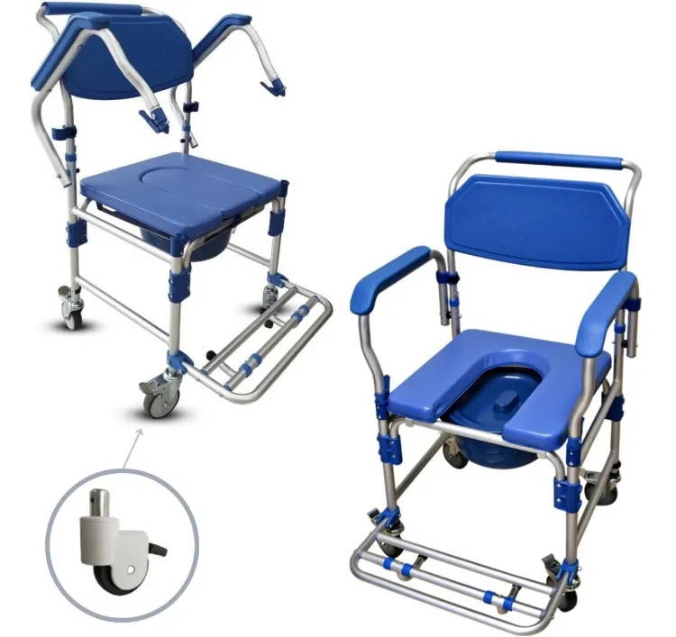 Cadeira de Banho com Rodas para Pacientes