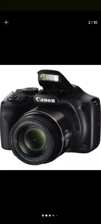 Canon PowerShot SX540 HS câmera telefoto HD viagem SLR 50x * com wi-fi. - Foto 5