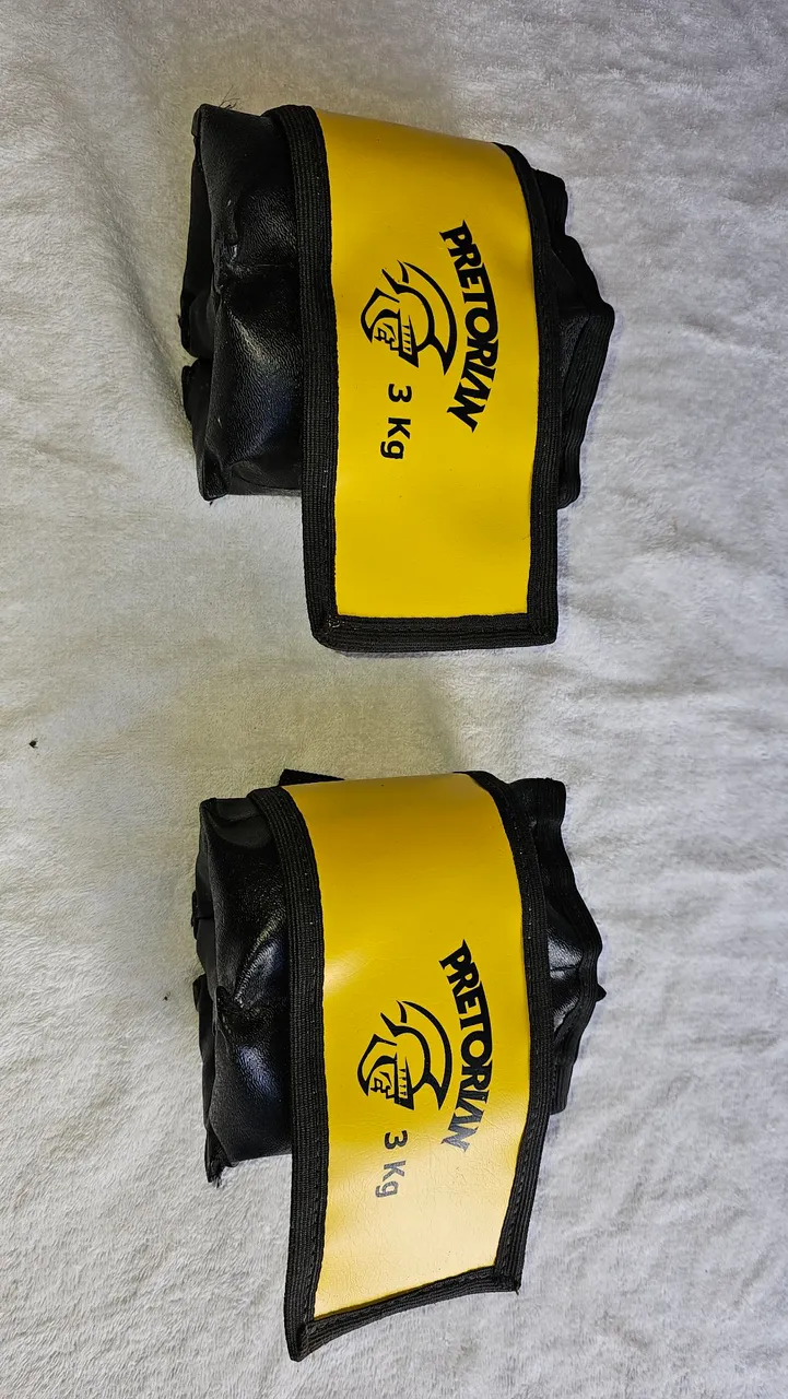 Tornozeleiras de Peso Pretorian 3Kg e 5kg Academia e Exercícios