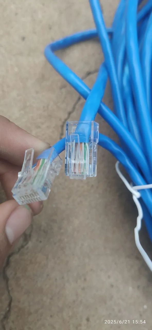 Cabo de rede cat5 - Foto 3