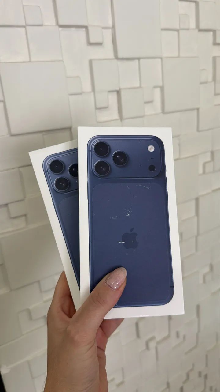 iPhone17 Pro Max 256GB Deep Blue 未使用 iPhone 17 Pro Max 256gb Deep Blue | Novo | Lacrado - Celulares e