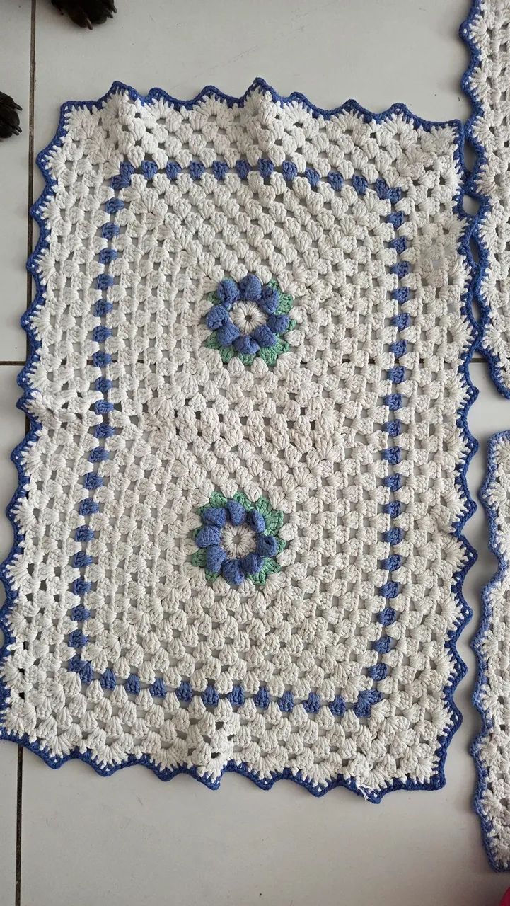 Kit de tapete de croche - Foto 3