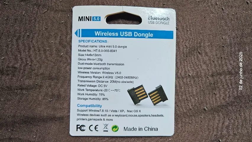 Adaptador bluetooth dongle usb mini v.5.0 - Foto 2