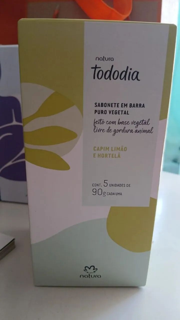 Caixa de sabonete natura com 5 unidades cada caixa de alecrim e ou algodão  - Foto 4