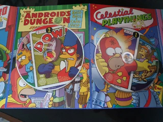 DVD 12 temporada Os Simpsons Cara dos Quadrinhos Edição Cabeça 4