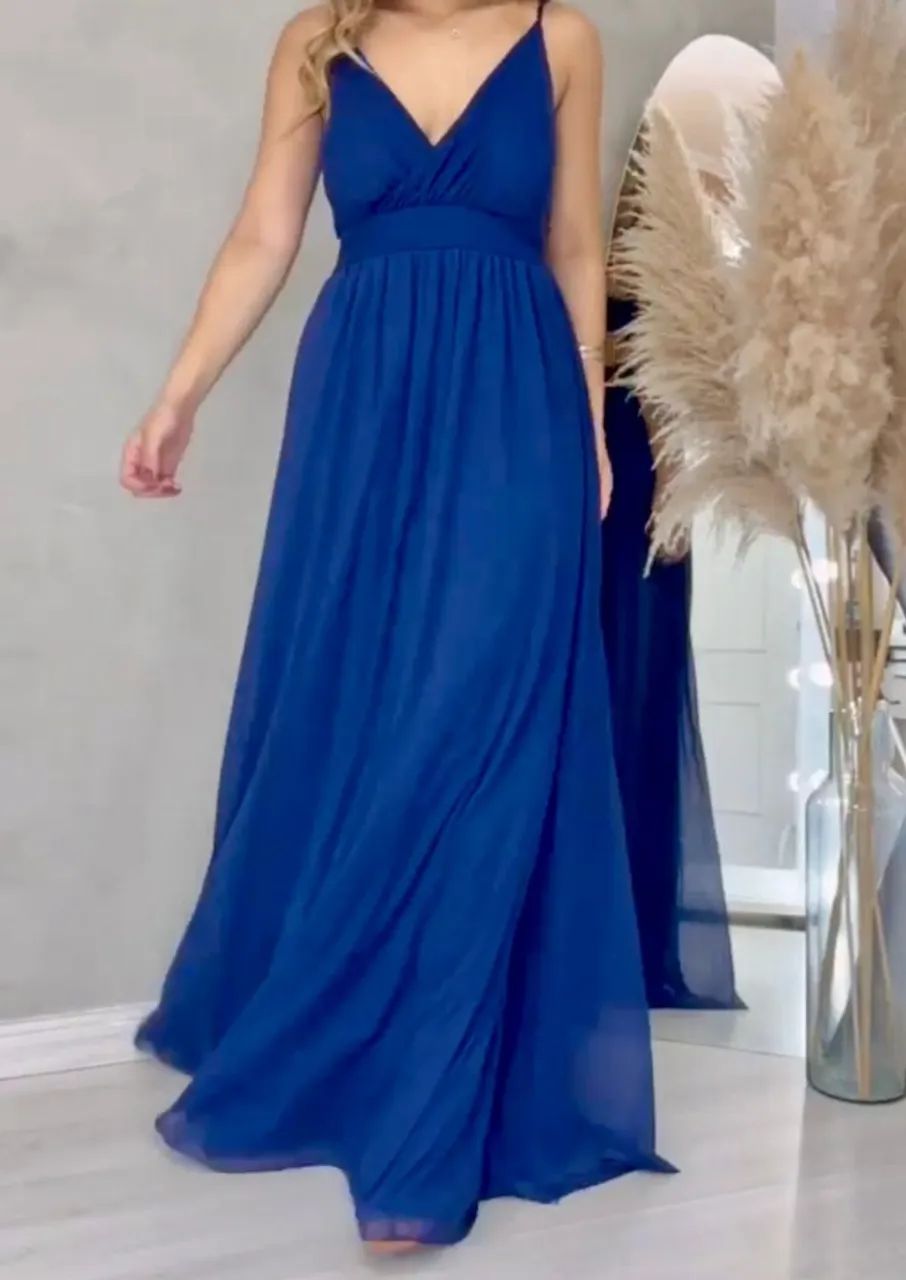 Vestido Azul Marinho em Tule - Foto 3