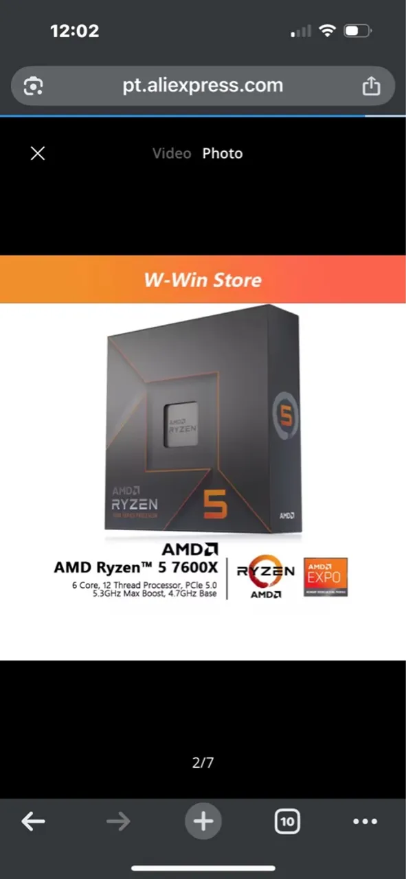 Processador AMD Ryzen 5 7600X